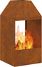 vidaXL - Vuurplaats - 50x50x100 - cm - Weerbestendig - Staal