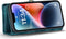 Caseme - Geschikt voor iPhone 15 Pro - Vintage 2 in 1 portemonnee hoes - Lichtblauw