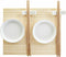 Sushi-set DKD Home Decor Bamboe Plastic Keramiek Wit Natuurlijk Orientaals 28,8 x 19,8 x 3 cm (7 Onderdelen) (28,8 x 19,8 x 3 cm