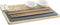 Sushi-set DKD Home Decor PC-186227 Wit Zwart Natuurlijk Bamboe Raad van bestuur Modern Orientaals 28,5 x 18,5 x 2,6 cm (9 Onderd
