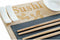 Sushi-set DKD Home Decor PC-186227 Wit Zwart Natuurlijk Bamboe Raad van bestuur Modern Orientaals 28,5 x 18,5 x 2,6 cm (9 Onderd