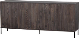 WOOOD Exclusive New Gravure Dressoir - Essen - Espresso - 85x200x44