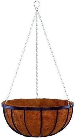 Suspension+kokos - GARDEN ID Georgisch - Ø40 H19 cm - Premium kokos - Stevige structuur - Diep voor plantontwikkeling