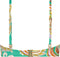 CYELL Paisley Perfect - bikinitop met voorgevormde cups en beugel - Maat 70E - Groen