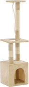 vidaXL - Kattenkrabpaal - met - sisal - krabpalen - 109 - cm - beige