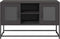 vidaXL - Tv-meubel - 100,5x39x60,5 - cm - staal - zwart