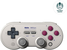 8Bitdo SN30 Pro - Gamepad - Draadloos Bluetooth - Grijs Wit