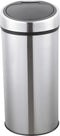 Push Prullenbak - Afvalemmer 30L - Mat Zilver
