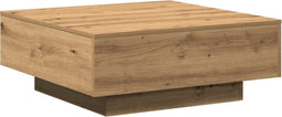 vidaXL - Salontafel - Artisan - Eiken - 80x80x31 - cm - Massief - Hout