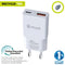 Muvit for Change HC-263 - Oplader - 18 W 30 W - Wit