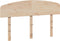 vidaXL - Hoofdbord - 140 - cm - massief - grenenhout