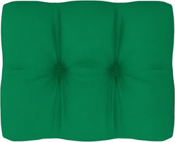 vidaXL - Palletkussen - 50x40x12 - cm - stof - groen