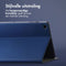 Accezz Classic Tablet Case - Hoes - Auto slaap/waak functie en meerdere kijkhoeken - Zwart
