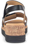 Gabor Florenz - Sandalen - Sleehak - Zwart - Maat: 38