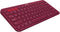 Logitech K380 - Draadloos Bluetooth Toetsenbord - Schakelen tussen 3 apparaten - Rood