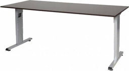 Verstelbaar Bureau - 180x80 logan - alu frame