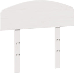 vidaXL - Hoofdbord - 90 - cm - massief - grenenhout - wit