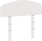 vidaXL - Hoofdbord - 90 - cm - massief - grenenhout - wit