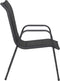 vidaXL - Tuinstoelen - 6 - st - staal - en - textileen - zwart