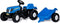 Rolly Toys rollyKid - Traptractor met Aanhanger - Geschikt voor 2,5 jaar en ouder - New Holland