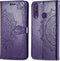 iMoshion Hoesje Geschikt voor Huawei Y6p Hoesje Met Pasjeshouder - iMoshion Mandala Bookcase - Paars