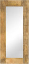 vidaXL - Spiegel - 50x50 - cm - massief - mangohout