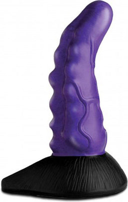 XR Brands Orion Invader - Space Alien Siliconen Dildo met Aderen purple
