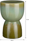 Mica Decorations Lucien Bijzettafel - H42 x Ø29 cm - Keramiek - Groen