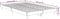 vidaXL - Bedframe - bewerkt - hout - sonoma - eikenkleurig - 120x190 - cm