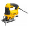 DEWALT DWE349-QS - Pendeldecoupeerzaag - 650W 500-3200tpm - Capaciteit staal/hout 15/75mm - Verstekhoek 0-45