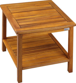 Casaria Bijzettafel Washington Acaciahout - Bruin - 45x45x45 cm
