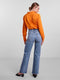 PCHOLLY HW WIDE JEANS MB - High Waist - Comfortabel - Denim