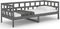 vidaXL - Slaapbank - massief - grenenhout - grijs - 90x190 - cm