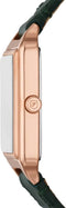 Fossil ES5366 - Polshorloge - Groene satijnen wijzerplaat - Roségoudkleurig