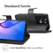 IMOSHION Luxe Bookcase - Oppo Reno 8 Pro 5G - Telefoonhoesje met ruimte voor 3 pasjes - Zwart