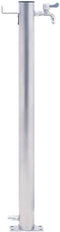 vidaXL - Waterzuil - 100 - cm - roestvrij - staal - rond