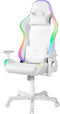Deltaco GAM-080-W - Gaming chair - RGB-verlichting 332 standen - Kunstleer