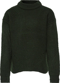 KIDS ONLY Konriley - L/S Pullover - Gebreid - Donkergroen 110/116