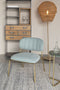 ANLI STYLE LOUNGE CHAIR JOLIEN GOLD/LIGHT GREEN