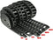 Mini sleepketting binnenafmetingen 10 x 20 mm serielengte 1000 mm versterkte nylon band eindconnecto