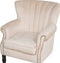 SVEDALA - Fauteuil - Beige - Fluweel