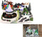 Svenska Living - Kerstdorp met Beweging En Muziek - 30 x 19,5 x 18,5cm - Kerstscene - Kerst - LED
