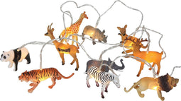 Svenska Living Lichtsnoer - safari dieren - 170 cm - op batterij - warm wit - 10 leds