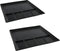 Svenska Living Vakjesbord - 5-vaks - zwart - bord met vakjes - fonduebord - gourmetbord - 24 cm