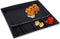 Svenska Living Vakjesbord - 5-vaks - zwart - bord met vakjes - fonduebord - gourmetbord - 24 cm