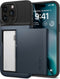 Spigen Slim Armor CS - Back Cover - Dubbellaags met Air Cushion - Metal Slate
