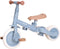 Little Dutch 4 in 1 Driewieler - Duwstang - Verstelbaar - Safari Dreams Blue