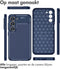 iMoshion Hoesje Geschikt voor Samsung Galaxy S23 Plus Hoesje Siliconen - iMoshion Carbon Softcase Backcover - Blauw