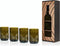 Glazen Rebottled Olive 330 ml - 4 stuks - gemaakt van gerecyclede wijnflessen
