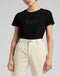LEE Slim Cropped - Dames T-shirt - Maat M - Zwart